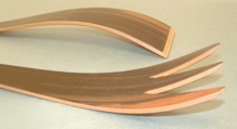 Salad servers, a common first laminating project